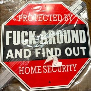F Around & Find Out Lawn Signs BNWOT